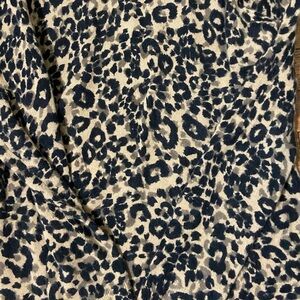 Leopard Charter Club cashmere sweater, large